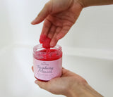 Dry Skin AHA Body Scrub - Raspberry Mimosa - Bellavana Beauty