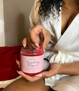 Dry Skin AHA Body Scrub - Raspberry Mimosa - Bellavana Beauty