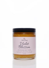 Dry Skin AHA Body Scrub - Violet Blossom - Bellavana Beauty