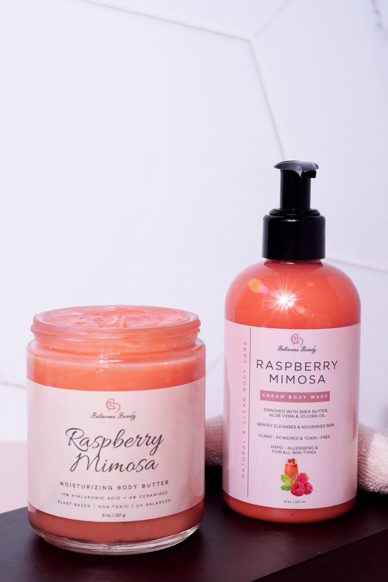 Cream Body Wash - Raspberry Mimosa - Bellavana Beauty