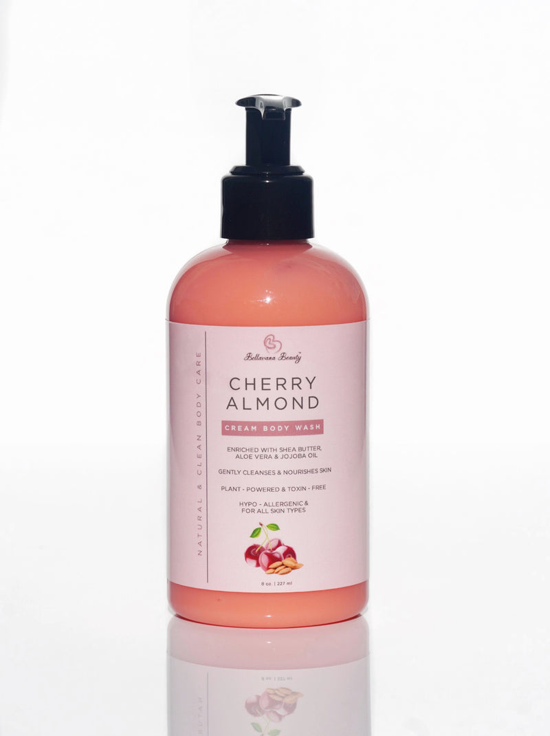 Cream Body Wash - Cherry Almond - Bellavana Beauty